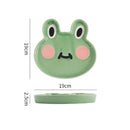 Axyaa Cartoon Animal Ceramic Breakfast Plate - Creative & Cute Dessert Dish