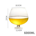 Axyaa Jumbo Glass Cup: Lead-Free Super Large Capacity Party Glasses for Gathering