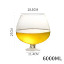 Axyaa Jumbo Glass Cup: Lead-Free Super Large Capacity Party Glasses for Gathering
