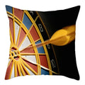 Sword Target Pattern Cushion Cover 45X45cm by Axyaa - Realistic Art Print Home Decor Pillowcase