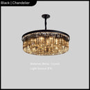 Axyaa Modern Crystal Chandelier Ceiling Lamp Contemporary Luxury Light for Home Dining
