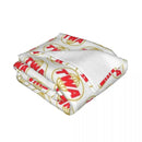 Axyaa Vintage Logo Throw Blanket - Sofa Fluffy Blanket
