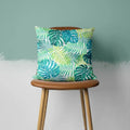 Axyaa Green Heart Leaf Pattern Pillowcase - Home Decor Pillow Case