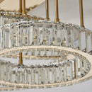 Axyaa Crystal Chandelier | Luxury Living Room Pendant Light | Bedroom Ceiling Lamp