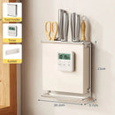Axyaa Countertop Cutlery & Utensil Holder, Wall Mounted Kitchen Organizer Rack