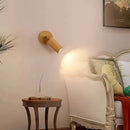 Axyaa Wood Spotlight LED Wall Lamp Retro Rotatable Bedroom Aisle Light