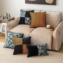 Axyaa Velvet Patchwork Pillowcase Cojines Flower Throw Pillow Cover
