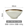 Axyaa Large Ramen and Soup Bowl Set, Japanese Ceramic Tableware