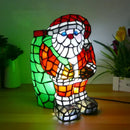 Axyaa Peacock Tiffany Table Lamp for Living Room Bedroom Decor