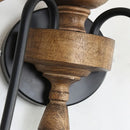 Rustic Wooden Wall Lamps by Axyaa for Home and Hospitality Lighting