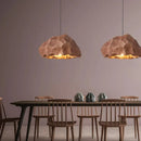 Axyaa Stone-Shaped LED Pendant Light for Living Dining Room Bedroom
