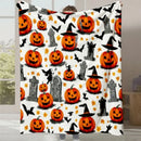 Axyaa Cartoon Cute Halloween Gift Flannel Sofa Blanket