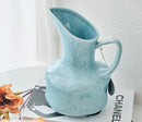 Axyaa Ceramic Vase Watering Can Ins Style Hydroponic Flower Vase Living Room Decor