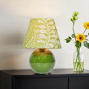 Axyaa Emerald Green Crystal Ceramic Desk Lamp LED Bedroom Table Light