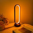 Axyaa LED Ring Lamp Three-color Dimming Night Light for Bedroom and Living Room