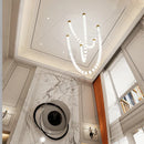 Axyaa Modern Chandelier Pendant Light Fixture for Dining Room and Salon
