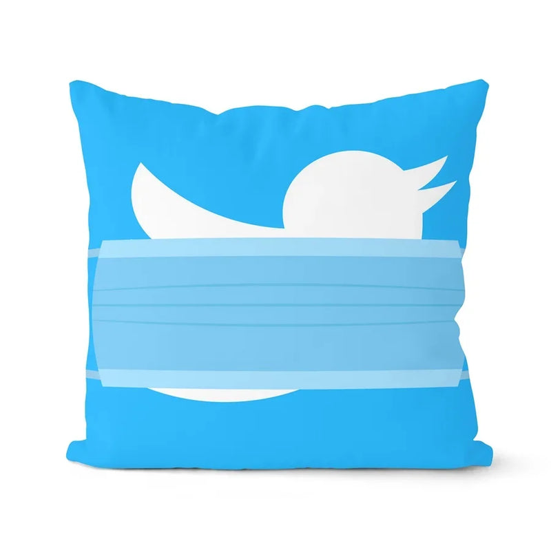 Axyaa Soft Mask Cushion Cover Set - Home Decor Pillowcase Collection