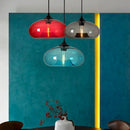 Axyaa Hanging Glass E27 Pendant Lamp for Modern Art Style Decor