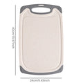 Axyaa Wheat Straw Marble Cutting Board Set - Multifunctional & Hanging Feature