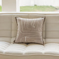 Axyaa French Khaki Chenille Pillow Cover for Stylish Home Decor