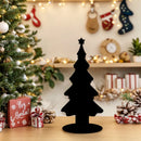 Wooden Christmas Tree Ornaments Set for Festive Home Decor by Axyaa