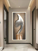 Axyaa Abstract LED Wall Lamp Modern Creative Decor for Bedroom, Study, Living & Dining Room