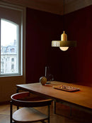 Axya Makaron Nordic Pendant Lamp: Simple Medieval Style for Home, Bar, or Restaurant