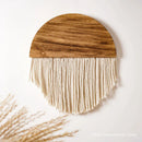 Axyaa Macrame Semicircle Wall Hanging Tapestry for Stylish Home Decor