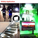Axyaa 10x10cm EL Panel Light: 3 Modes - Stay on/Slow Flash/Fast Flash for Cosplay & E-sports