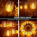 Axyaa Solar Flame Torch Lights: Flickering Waterproof Outdoor Garden Decoration