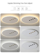 Axyaa Nordic LED Ceiling Lamp with Dimming Spotlight