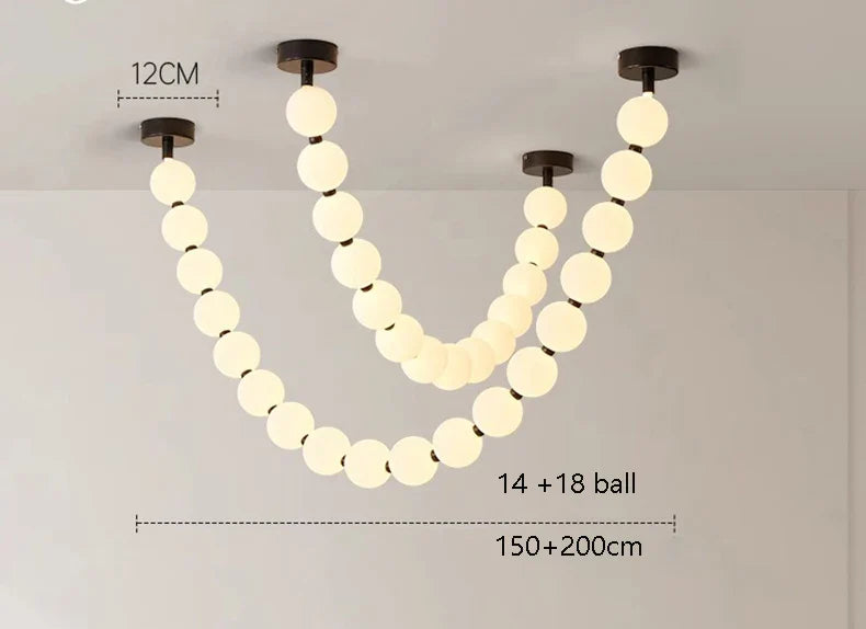 Axyaa Nordic Style Ceiling Lamps for Living Room & Staircase - Indoor Lighting