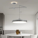 Axyaa Nordic LED Pendant Lights for Dining Tables & Kitchen, Modern Minimalist Swing Arm Hanging Lamps