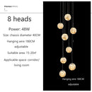 Axyaa Starry Sky Chandelier: Nordic Design Luxury Pendant Lights for Duplex Corridor