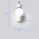 Axyaa LED Wall Lamp Iron Aluminum Body Warm White CCT 220V Modern Minimalist Style