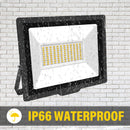 Axyaa LED Flood Light 110V 220V IP66 Outdoor Lighting for Street Garden Wall