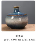 Axyaa Vintage Kiln Glaze Ceramic Small Vase Ornaments
