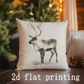 Festive Animal & Ornament Pillow Covers by Axyaa - Sofa Bedroom Car Cushion Cover