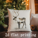Festive Animal & Ornament Pillow Covers by Axyaa - Sofa Bedroom Car Cushion Cover