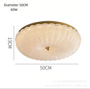 Axyaa Crystal Sand LED Ceiling Light for Home, Modern Acrylic Lampshade, Bright Room Lighting