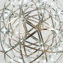 Axyaa Oval Spark Ball Stainless Steel Pendant Chandelier, LED Indoor Lighting Fixtures