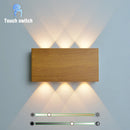 Axyaa LED Wall Lamp with Touch Control & Three Colors