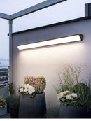 Axyaa LED Outdoor Wall Lamp: Waterproof Aluminum Sconce Light for Garden, Porch, and Villa