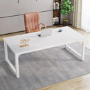 Axyaa X Large Executive Office Desk Workstation | Modern Computer Table for Study & Writing