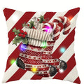 Axyaa Snowman Fawn Bell LED Pillowcase - Christmas Party Home Decor & Gift