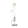 Axyaa Stainless Steel Long Handle Mixing Spoon Dessert Cocktail Utensil Set