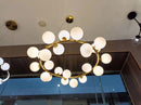 Axyaa Nordic Glass Ball Ceiling Chandelier