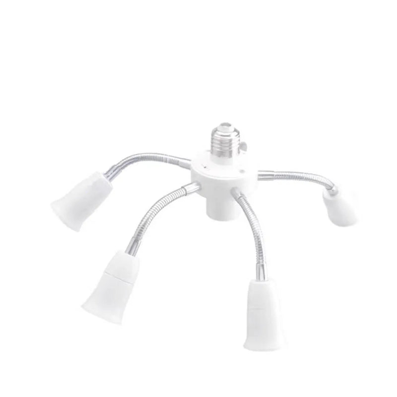 Axyaa Adjustable E27 Light Socket Splitter for LED Bulbs