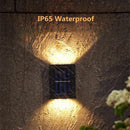 Axyaa Solar LED Outdoor Light Sensor Streetlights Waterproof Solar Wall Light