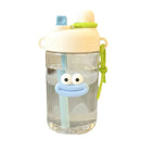 Axyaa Cute Girls Water Bottle: Large Capacity, Leakproof, with Straw Cup